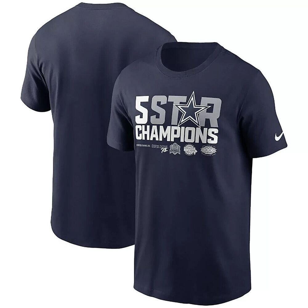 Nike Dallas Cowboys T-shirt small navy blue local pack NWT